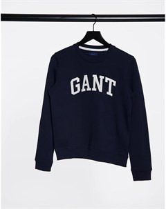 Темно синий свитшот с логотипом GANT Gant
