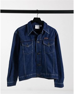 Темно синяя джинсовая куртка EST 1978 Calvin klein