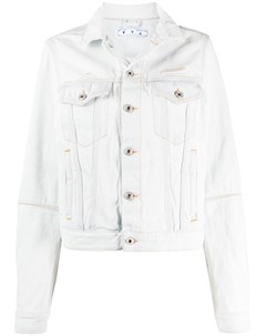Джинсовая куртка с вырезами Off-white