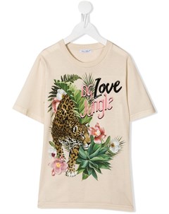 Футболка с принтом DG Love Jungle Dolce & gabbana kids