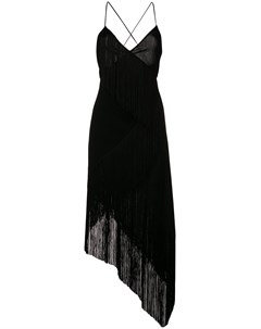 Платье с бахромой на подоле Givenchy
