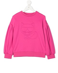 Толстовка с тиснением Karl lagerfeld kids