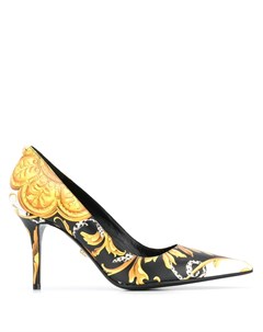 Туфли лодочки с принтом Baroque Versace