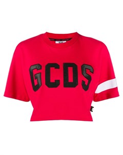 Укороченная футболка с логотипом Gcds