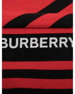 Трикотажный шарф с логотипом Burberry kids