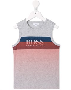 Топ без рукавов с логотипом Boss kidswear