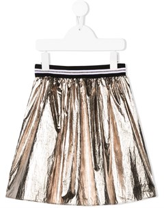 Расклешенная юбка с эффектом металлик Boss kidswear