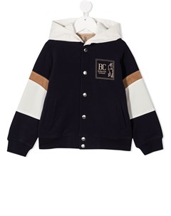 Куртка в стиле колор блок с логотипом Brunello cucinelli kids