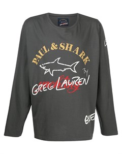 Футболка с длинными рукавами и логотипом Greg lauren x paul & shark