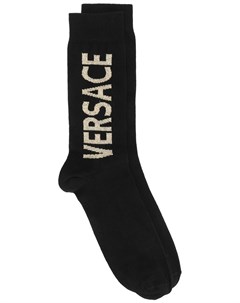 Носки с жаккардовым логотипом Versace