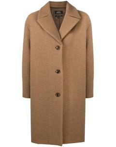Однобортное пальто A.p.c.