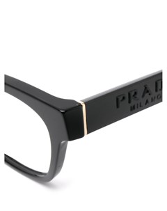 Очки в прямоугольной оправе Prada eyewear