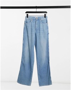 Голубые свободные джинсы в винтажном рабочем стиле Wrangler