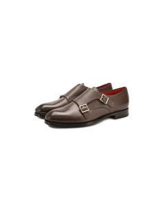 Кожаные монки Santoni