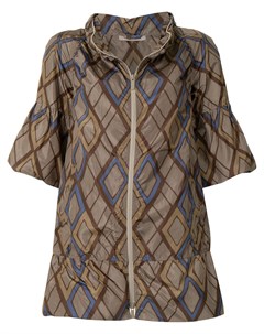 Куртка с короткими рукавами и геометричным принтом Bottega veneta pre-owned