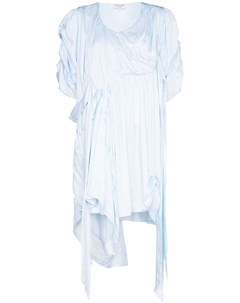 Платье асимметричного кроя с драпировкой Collina strada