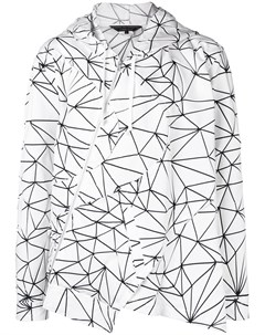 Асимметричная куртка с геометрическим принтом Comme des garçons homme plus