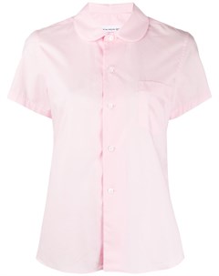 Рубашка с воротником Питер Пэн и короткими рукавами Comme des garcons girl