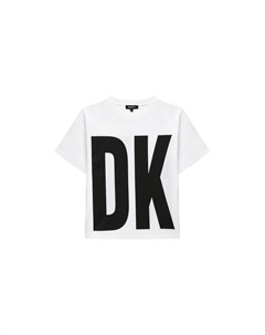 Хлопковая футболка Dkny