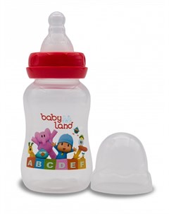 Бутылочка для кормления Baby Land с силиконовой соской в блистере цвета в ассорт 150мл Apollo
