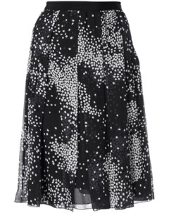 Плиссированная юбка с геометричным принтом Giambattista valli