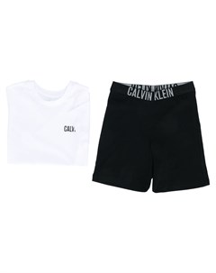 Пижама с принтом логотипа Calvin klein kids