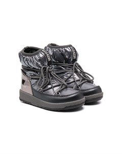 Зимние ботинки с эффектом металлик Moon boot kids
