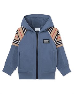 Худи со вставками в полоску Icon Stripe Burberry kids