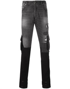 Узкие джинсы с карманами карго Greg lauren x paul & shark