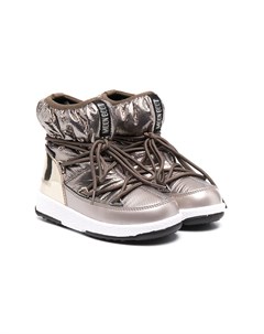 Зимние ботинки с эффектом металлик Moon boot kids