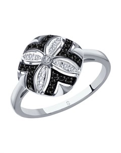Кольцо из белого золота Sokolov diamonds