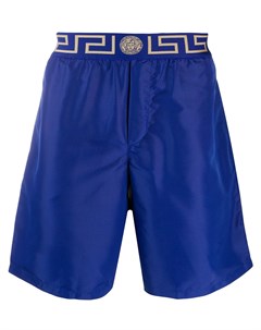 Плавки шорты с орнаментом Greca Versace