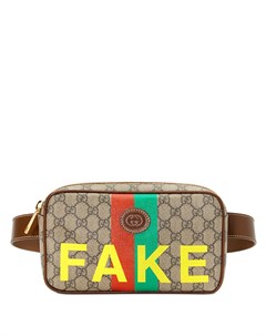 Поясная сумка с принтом Fake Not Gucci