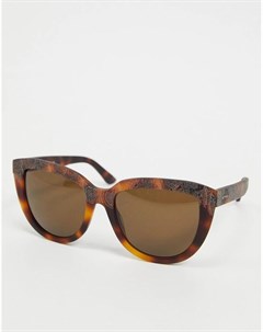 Квадратные солнцезащитные очки в черепаховой оправе Etro