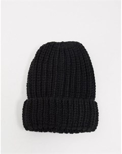 Черная шапка бини Monki