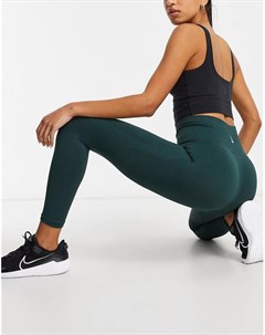 Зеленые бесшовные леггинсы длиной 7 8 Nike Yoga Nike training