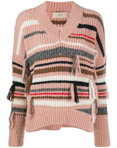 Полосатый свитер в рубчик Maison flaneur