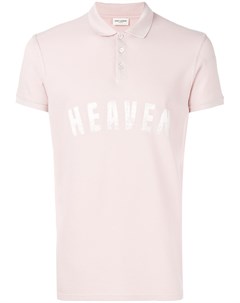 Рубашка поло с принтом Heaven Saint laurent