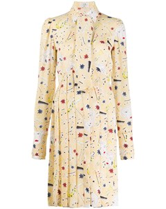 Платье рубашка с плиссированным подолом Victoria victoria beckham