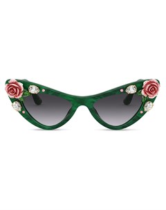 Солнцезащитные очки Tropical Rose в оправе кошачий глаз Dolce & gabbana eyewear