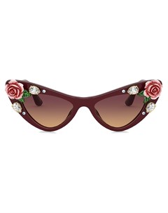 Солнцезащитные очки Tropical Rose в оправе кошачий глаз Dolce & gabbana eyewear