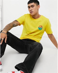 Желтая футболка в стиле oversized Maui and sons