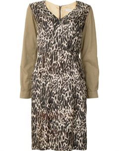 Платье с леопардовым принтом Dries van noten pre-owned