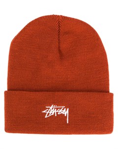 Шапка с вышитым логотипом Stussy