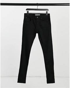 Черные супероблегающие джинсы стрейч French connection