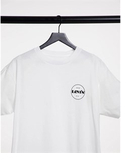 Белая футболка c круглым логотипом Levi's®