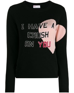 Свитер I have a crush on you Red valentino