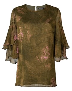 Блузка с многослойными рукавами Josie natori