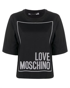 Футболка свободного кроя с логотипом Love moschino