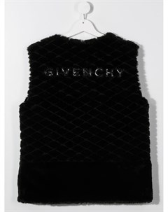 Жилет с искусственным мехом Givenchy kids